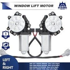 2X Window Motors For Nissan Armada Maxima Pathfinder Titan Rear Left And Right picture