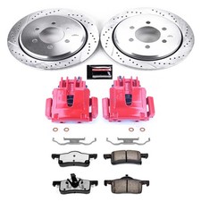 PowerStop Z36 Truck and SUV Ceramic Brake Pad, Drilled & Slotted Rotor, and Cali picture