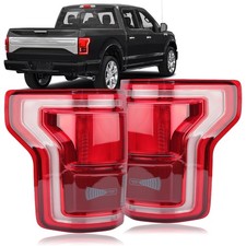 Pair LED Tail Light Lamp w/Blind Spot For Ford F150 F-150 2015-2017 Left & Right picture