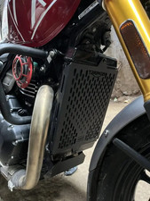 Triumph Speed 400 Scrambler 400X Radiator Guard Grill Protector Heavy Steel picture