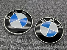 B-M-W Hood Trunk Roundel 95mm 82mm 78mm 74mm Plus Grommet Emblem Badge picture