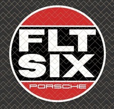 Porsche Flat 6 Decal -911 996 997 991 992 Cayman Boxster for Glass Windows picture