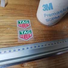 Tag Heuer small logo helmet size decal set X2 vinyl stickers stickers ステッ picture