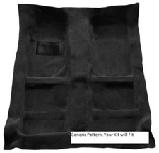 ACC Black Molded Carpet Flooring fits 1988-1991 Honda CRX 2DR Passenger area picture