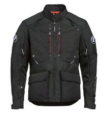 Men's BMW Motorcycle Jacket Black Adventure Touring Biker Motorbike Riding Gear picture