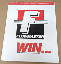 Vintage 1988 FLOWMASTER MASTER EXHAUST MUFFLER ONE OF THEIR FIRST CATALOGS picture