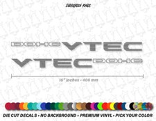 DOHC VTEC Door Side Decals for 89-91 92-00 Honda Civic Si EK EG EF JDM stickers picture