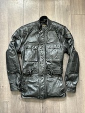 Vintage Hein Gericke DAKAR Cafe Racer Motorcycle Jacket Black Leather Size 36 picture