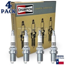 4 Pack Champion Copper Spark Plugs Set for 1995-2001 PLYMOUTH NEON L4-2.0L picture