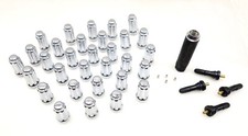 NEW Pro Comp 32-Piece M14×1.5 Spline Lug Nut Kit Chrome w/ Valve Stems PXA16145 picture