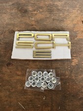 FOR PORSCHE 911 914 BADGE SET LETTERING GOLD picture