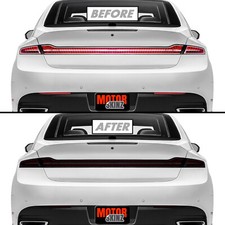 FOR 13-20 Lincoln MKZ Tail Light & Reflector SMOKE Precut Vinyl Tint Overlays picture