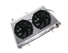 For89-94 Nissan 240SX SR20DET MT Dual Core Performance RADIATOR w/12