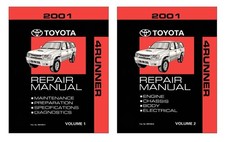 2001 Toyota 4-Runner Factory Shop Service Manual picture