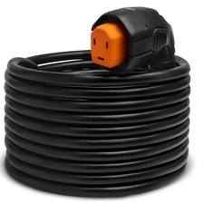 SmartPlug 30 AMP Angled RV Shore Power Dual Configuration Cordset - 30' picture