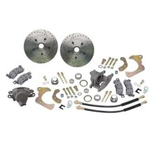 1965-1968 Chevy Impala FRONT Disc Brake Kit Full Size Car Drilled/Slotted picture