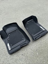 2019-2026 GMC Sierra Factory Front Floor Liners 84982191 Black w/ GMC Logo OEM picture