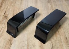 USA STOCK 2x GLOSS BLACK STAINLESS Bumper Caps for Mercedes W463 G500 G550 G350D picture