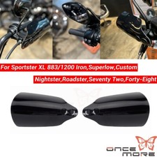 Black Hand Knuckle Guards Handguard Protectors For Sportster Seventy Two XL 883 picture
