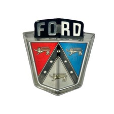Ford 1950’s Hood Ornament Emblem Plastic Badge Logo Crest picture