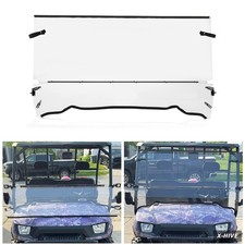 HECASA Front Folding Windshield Compatible with Polaris Ranger 500 700 picture
