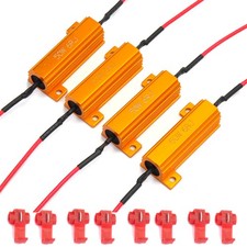 4x 50W 6 ohm Load Resistor For Fix LED Bulb Fast Hyper Flash Turn Signal Blinker picture