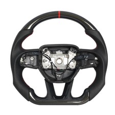 Hydro Dip Carbon Fiber Heated Steering Wheel For Dodge Charger Durango Hellcat picture