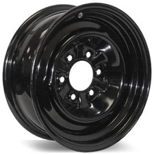 Americana 15X6 Conv 6H-5.5 Blk 0 Offset 3.65P picture