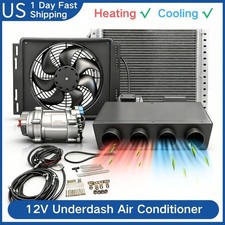 12V Electric Cool & Heat Universal Underdash Air Conditioner DC Auto Car A/C 63A picture