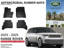 2023-2025 RANGE ROVER ANTIMICROBIAL RUBBER MATS - VPLKS0629  GENUINE FACTORY OEM picture