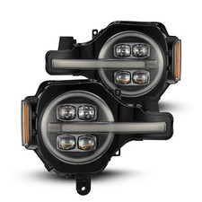 For 21-26 Ford Bronco Black Alpharex Nova LED Projector Headlights Headlamps picture