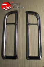 1969 1970 1971 1972 CHEVY TRUCK TAIL LIGHT BEZELS NEW PAIR picture