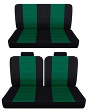 Fits 1969 to 1979 Chevy Nova 2door Front 50-50 top and Rear bench seat covers picture