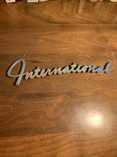 VINTAGE INTERNATIONAL TRUCK  1960s EMBLEM OEM picture