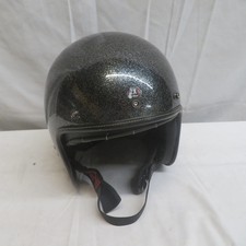 Vintage Fly Racing Street Open Face Helmet Large Metal Flake Low-Profile 2XL picture