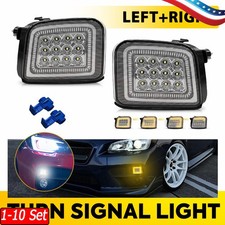 1-10x Clear LED Switchback DRL For 15-21 Subaru WRX All Trims 15-17 STI Limited picture