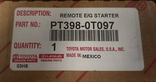 (1) GENUINE OEM NEW Toyota Starter Module  2011-2017 PT398-0T097 picture
