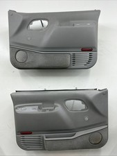 95-00 Chevrolet Silverado Tahoe GMC Sierra Yukon Door Panels Manual Gray OEM picture