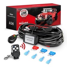 Nilight Remote Wiring Harness for LED Light Bar Wireless Strobe Flash Work Light picture