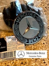 Mercedes Benz C107 R107 W126 R129 W140 W164 R170 W203 Hood Emblem Badge Blue picture