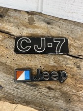 Jeep CJ factory emblems picture