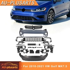 New Front Bumper Cover Kit Fit 18-21 VW Golf MK7.5 Upgrade to Golf MK7.5 R Style picture