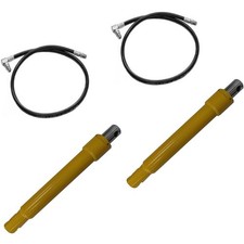 Angled Cylinder Rams and Hoses Kit Fits Meyer Snow Plow Blade Models picture