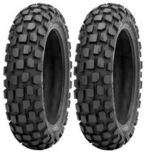 New 100/90-12 & 120/70-12 IRC GP22 Dual Sport Tire Set 17-23 Kawasaki Z125 Pro picture