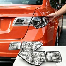 4pc Crystal Clear Lens Brake Tail Light Turn Signal Cover For TSX CU2/CW2 09-14 picture