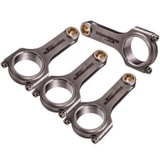 4PCS Forged H-Beam Connecting Rods for Subaru Impreza STI EJ20 EJ25 2.0L 2.5L picture