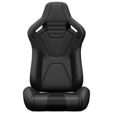1 Pc Adjustable Universal Passenger Racing Seat w Slider Sim Bucket Seat picture