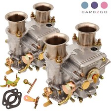 2 X Carburetor for 4&6 Cylinder V8 Engine Twin Choke Weber Replace Weber 40 DCOE picture