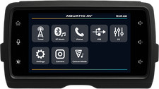 Aquatic AV HR400 7in LCD Plug-Play Stereo Head Unit 2014-2024 Harley FLH FLT picture