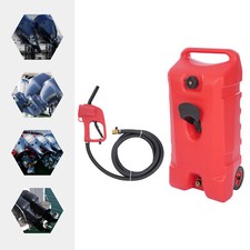 Boat Fuel Tank 53L Outboard Fueling Gasoline Tank Portable 14Gal for Mariner Red picture
